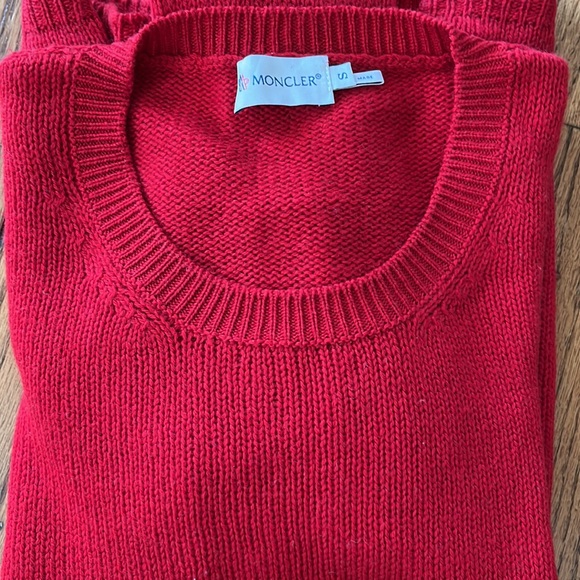 Moncler red cashmere sweater - Picture 14 of 14